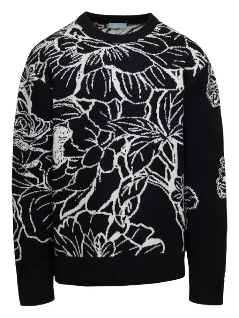 3PARADIS Pullover mit Blumenstickerei