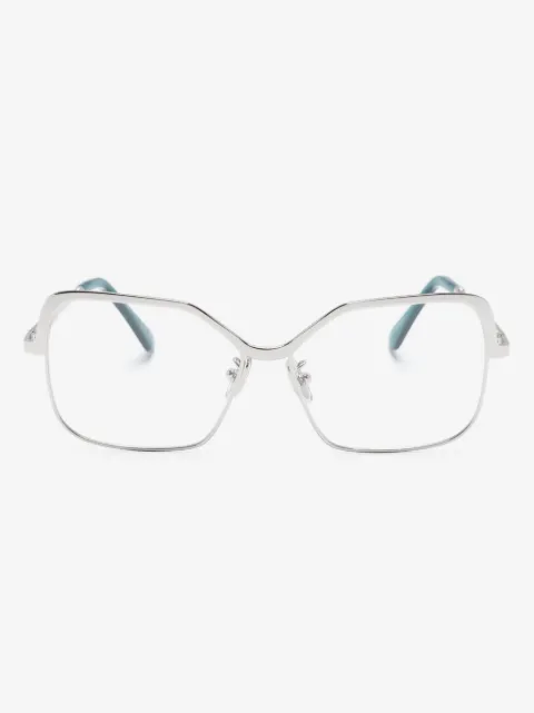 Marni Eyewear очки в квадратной оправе с тисненым логотипом
