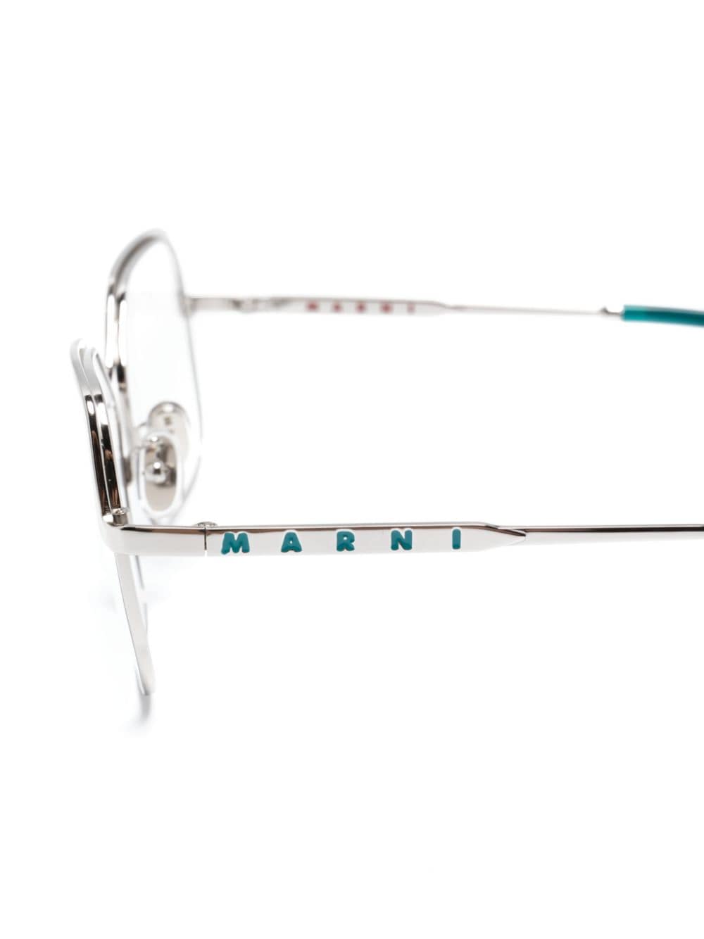 Marni Eyewear Bril met vierkant montuur Zilver