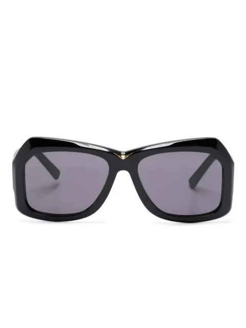 Marni Eyewear Óculos de sol oversized lentes coloridas