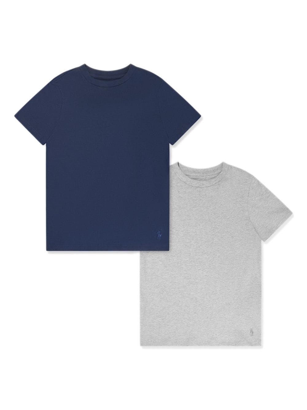 Image 1 of Ralph Lauren Kids logo-embroidered cotton T-shirt (pack of two)