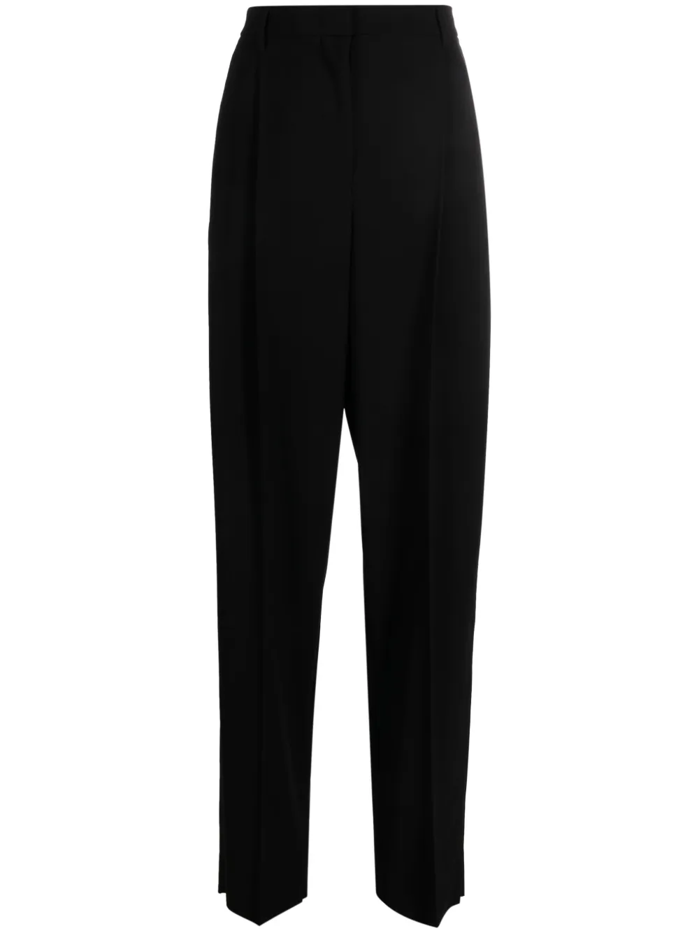 Emporio Armani ボックスプリーツ ストレートパンツ - Farfetch