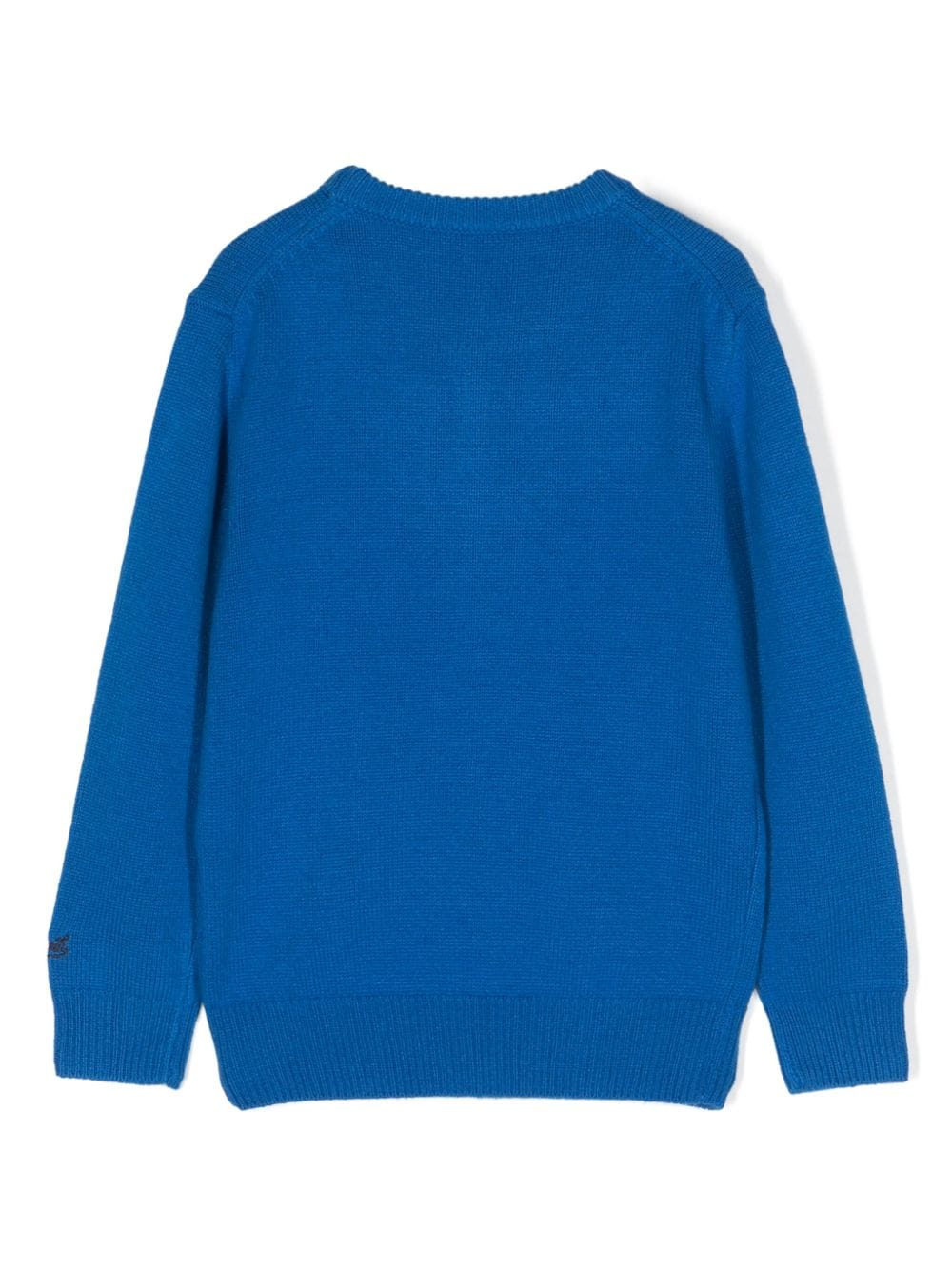 MC2 Saint Barth Kids Intarsia trui Blauw