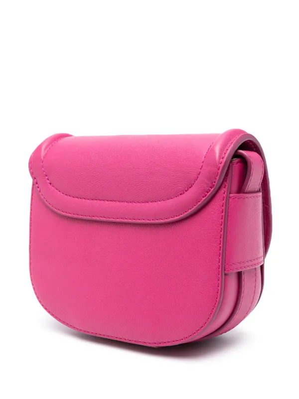 bright pink cross body bag