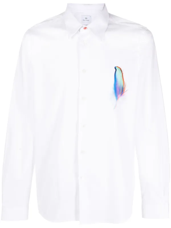 paul smith feather shirt