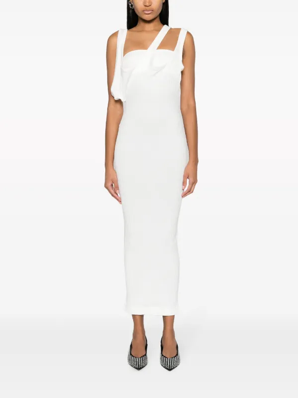 strapless open back dress Spencer Ribbed Dress – Jillian Boustred