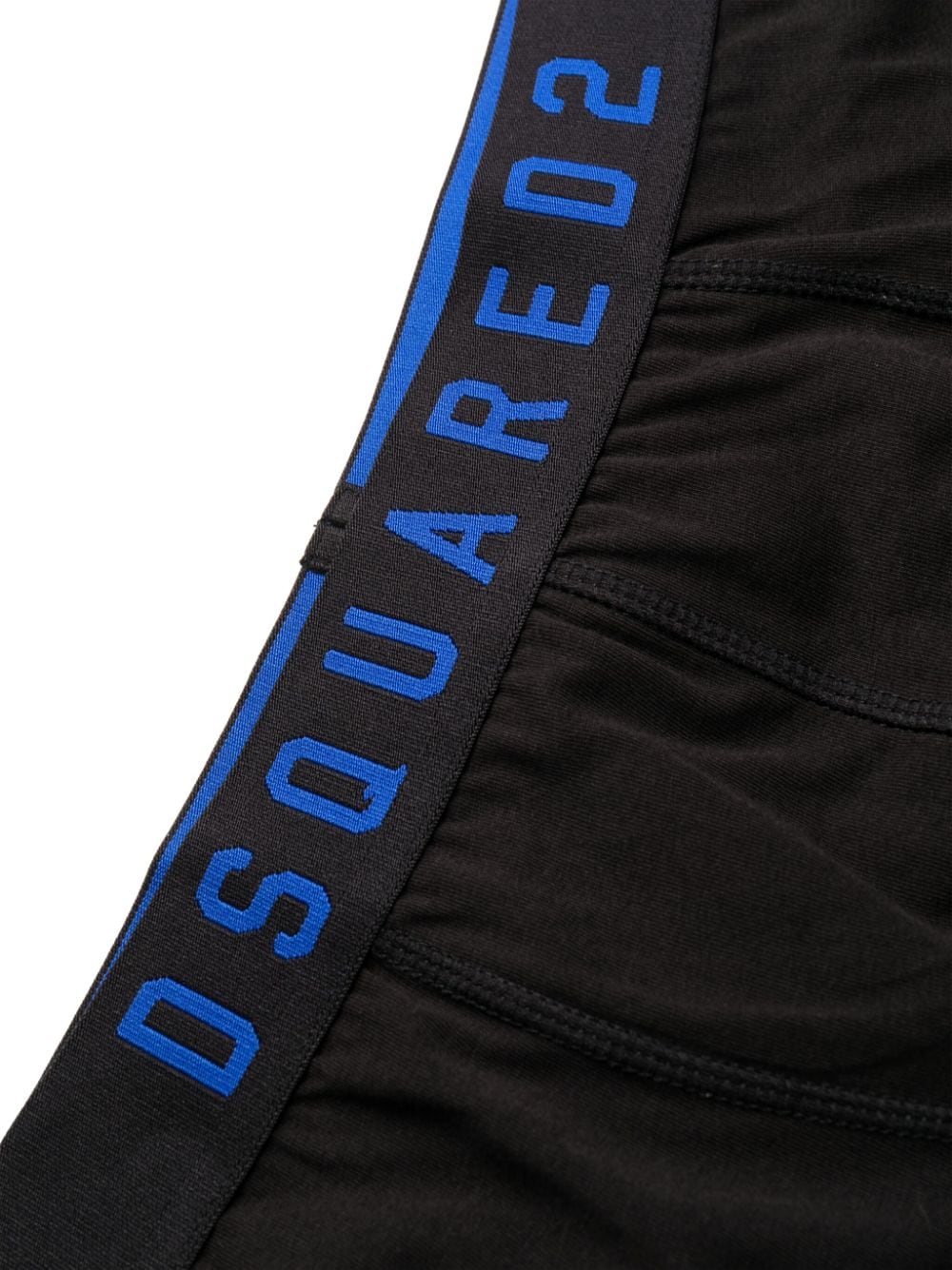 Shop Dsquared2 Logo-tape Colour-block Boxers In Black