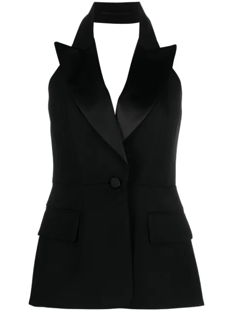 Max Mara توب صوف بكر بتصميم بدلة