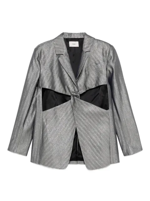 Coperni twisted cut-out tailored jacket