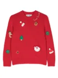 MC2 Saint Barth Kids embroidered crew-neck jumper