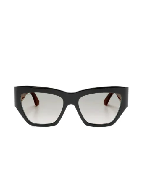 Cartier Eyewear logo-embossed cat-eye sunglasses