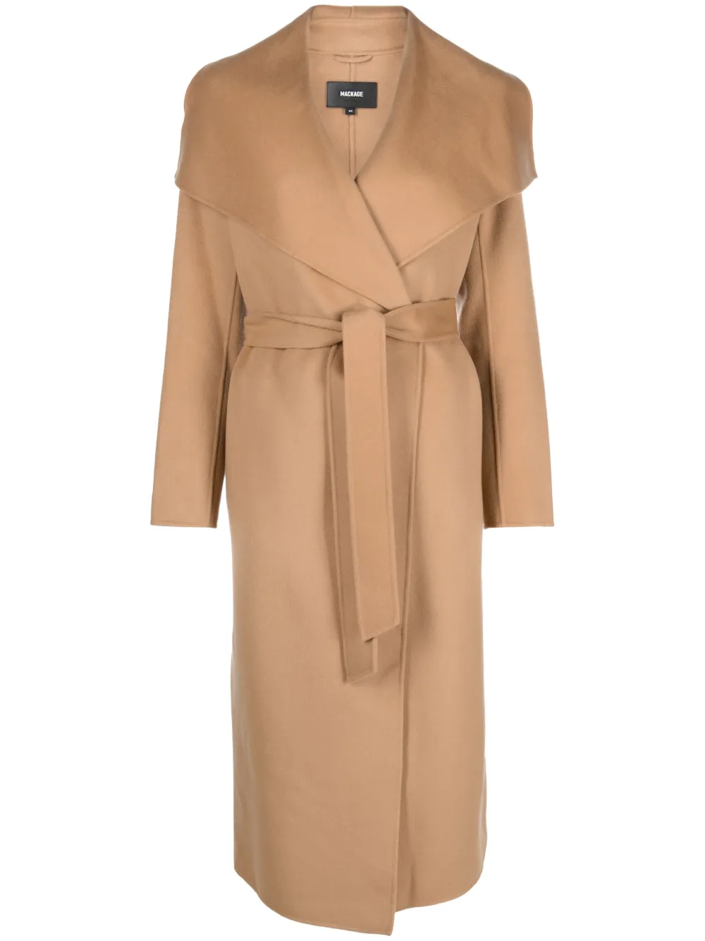 Mackage Jas met ceintuur Beige