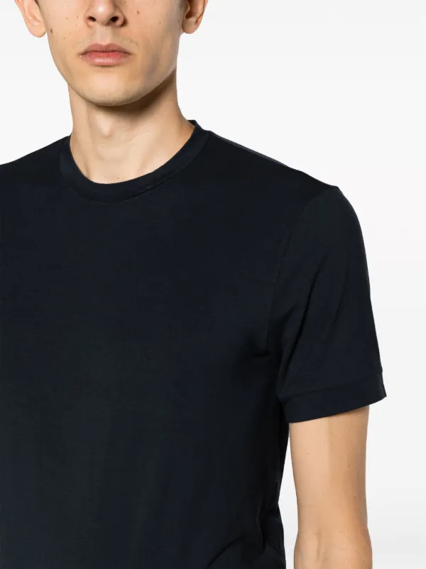 Giorgio Armani クルーネック Tシャツ | ブルー | FARFETCH JP