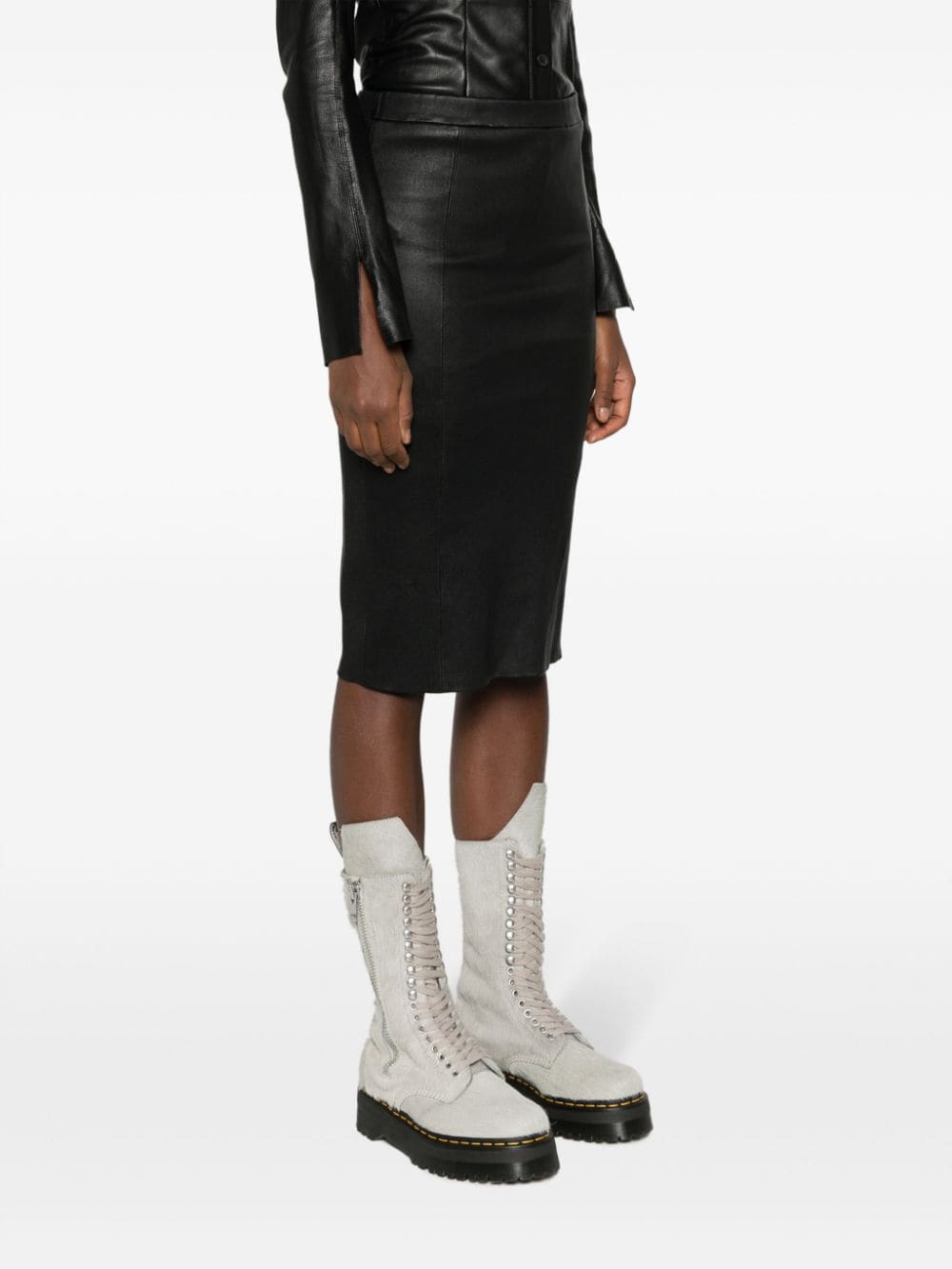 Shop Arma Desia High-waist Midiskirt In Black