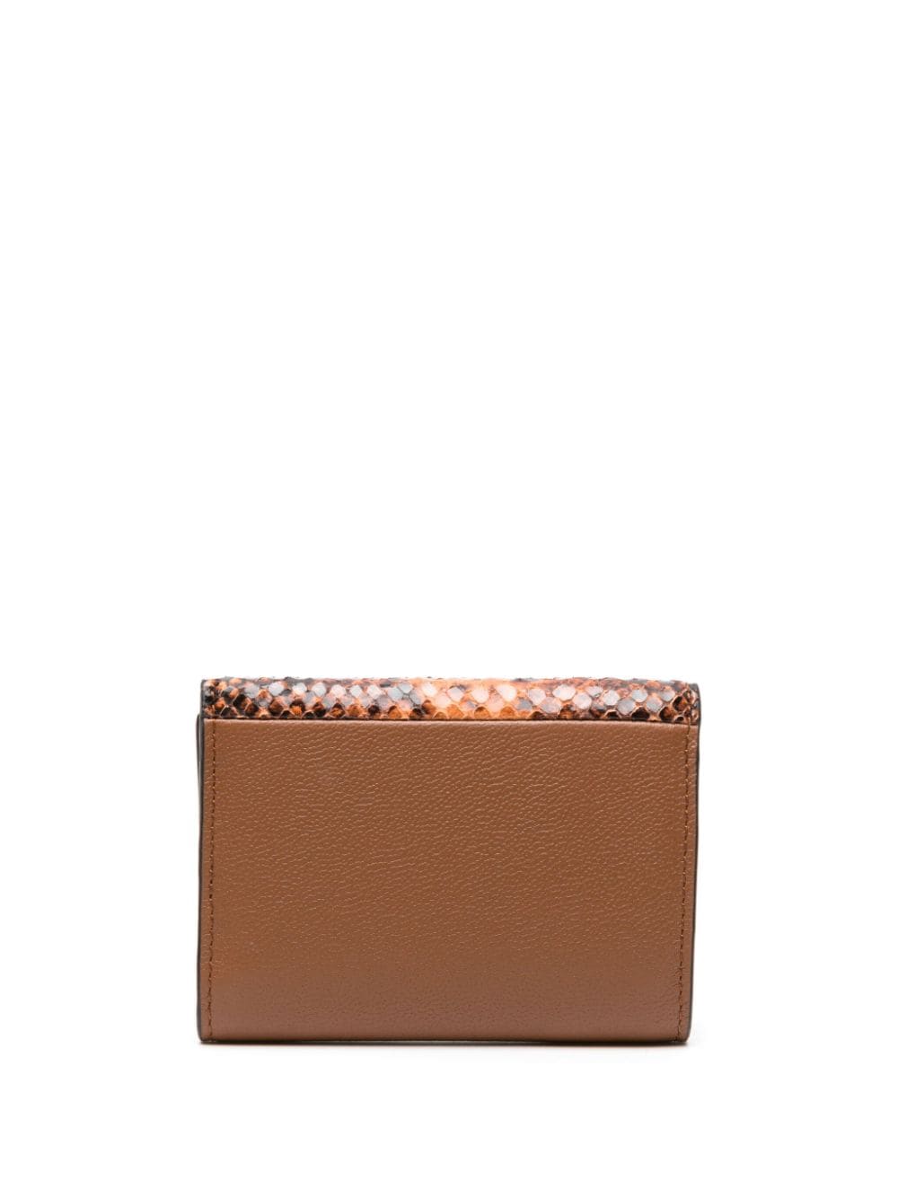 Shop See By Chloé Medium Layers Tri-fold Wallet In Brown