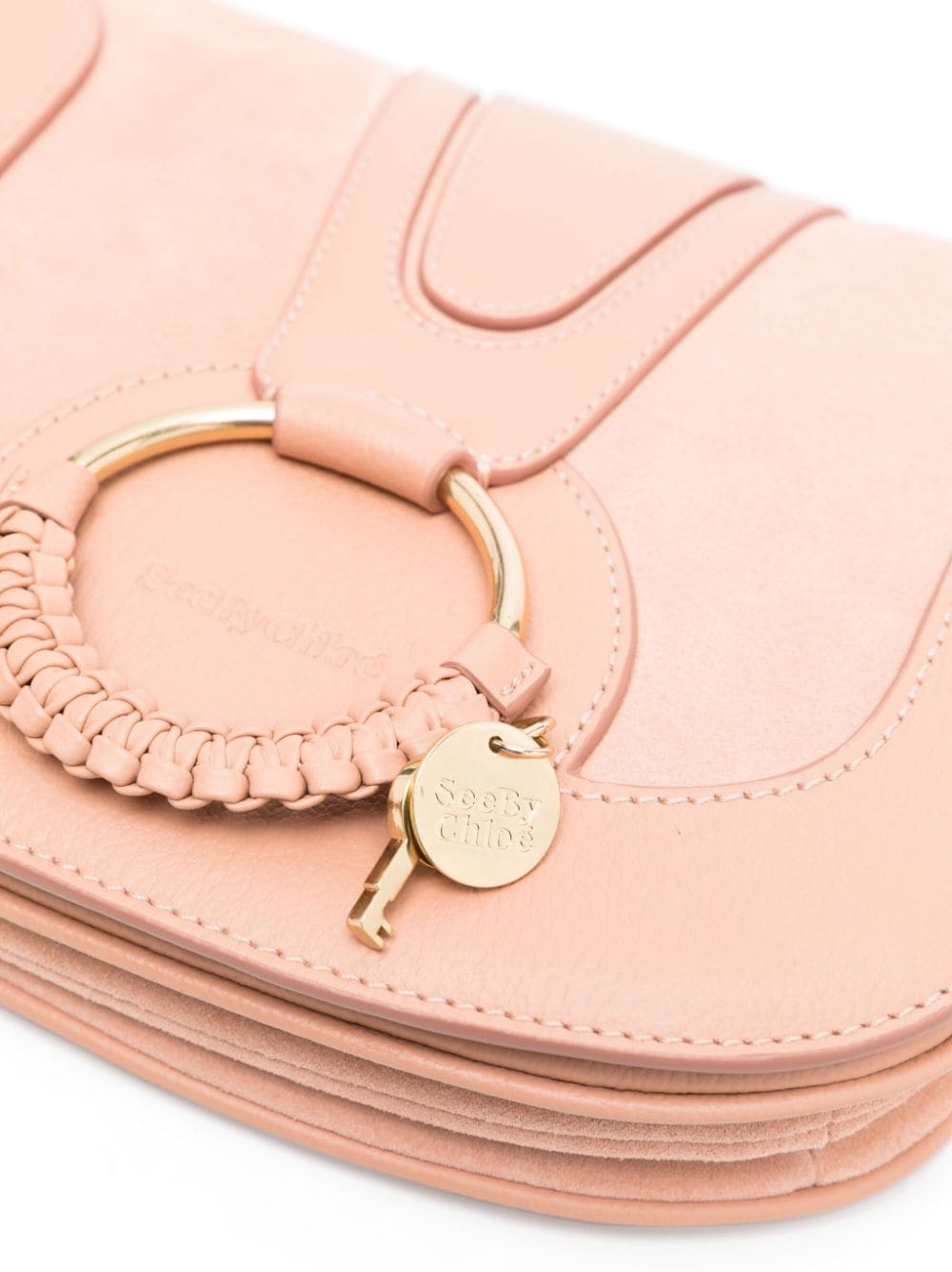 Shop See By Chloé Mini Hana Leather Bag In Pink