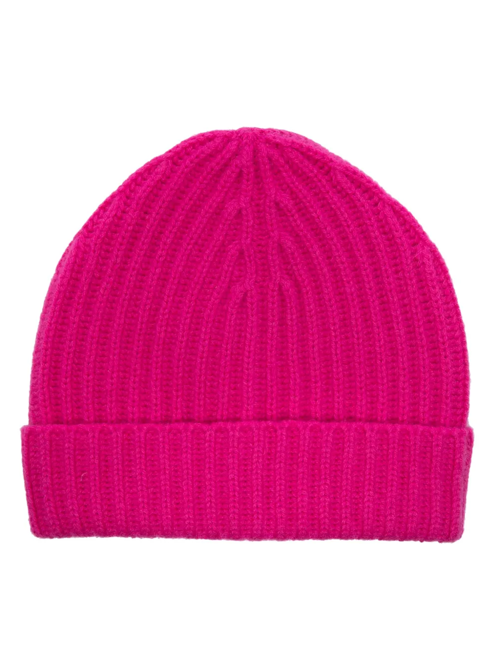 Malo ribbed cashmere beanie Roze