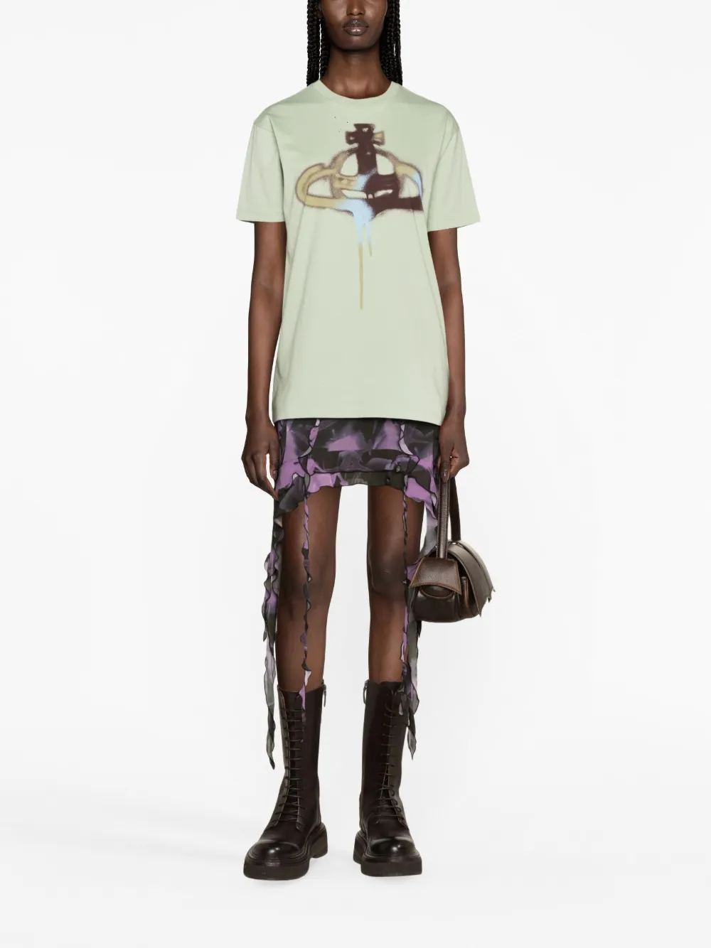 Vivienne Westwood T-shirt met print - Groen