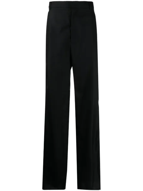 Givenchy pantalones rectos con detalle de rayas