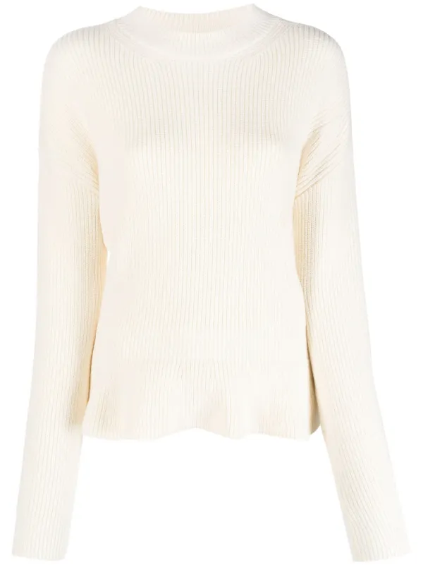 White hot sale peplum jumper