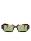 Retrosuperfuture Astro rectangle-frame sunglasses - Brown