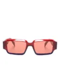 Retrosuperfuture Astro logo-print sunglasses - Red