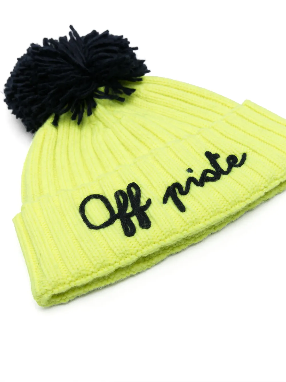 MC2 Saint Barth Kids Moritz pompom beanie - Groen