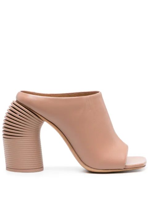 Off-White Runway Spring leather mules Women