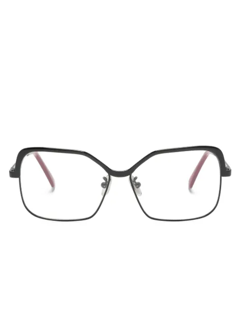 Marni Eyewear logo-debossed square-frame glasses DIU - 0