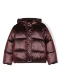 Save The Duck Kids logo-patch padded-design jacket - Red