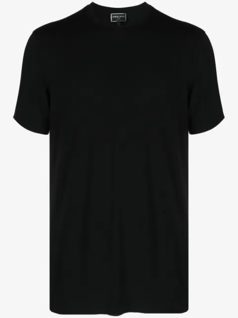 Giorgio Armani playera manga corta con cuello redondo