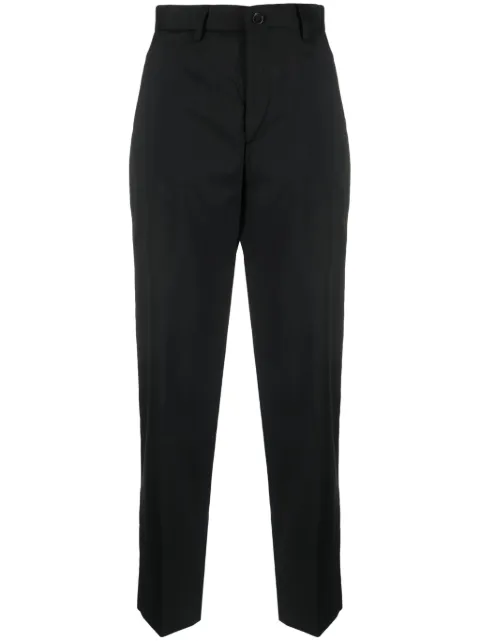 Briglia 1949 pressed-crease virgin wool blend tapered trousers 