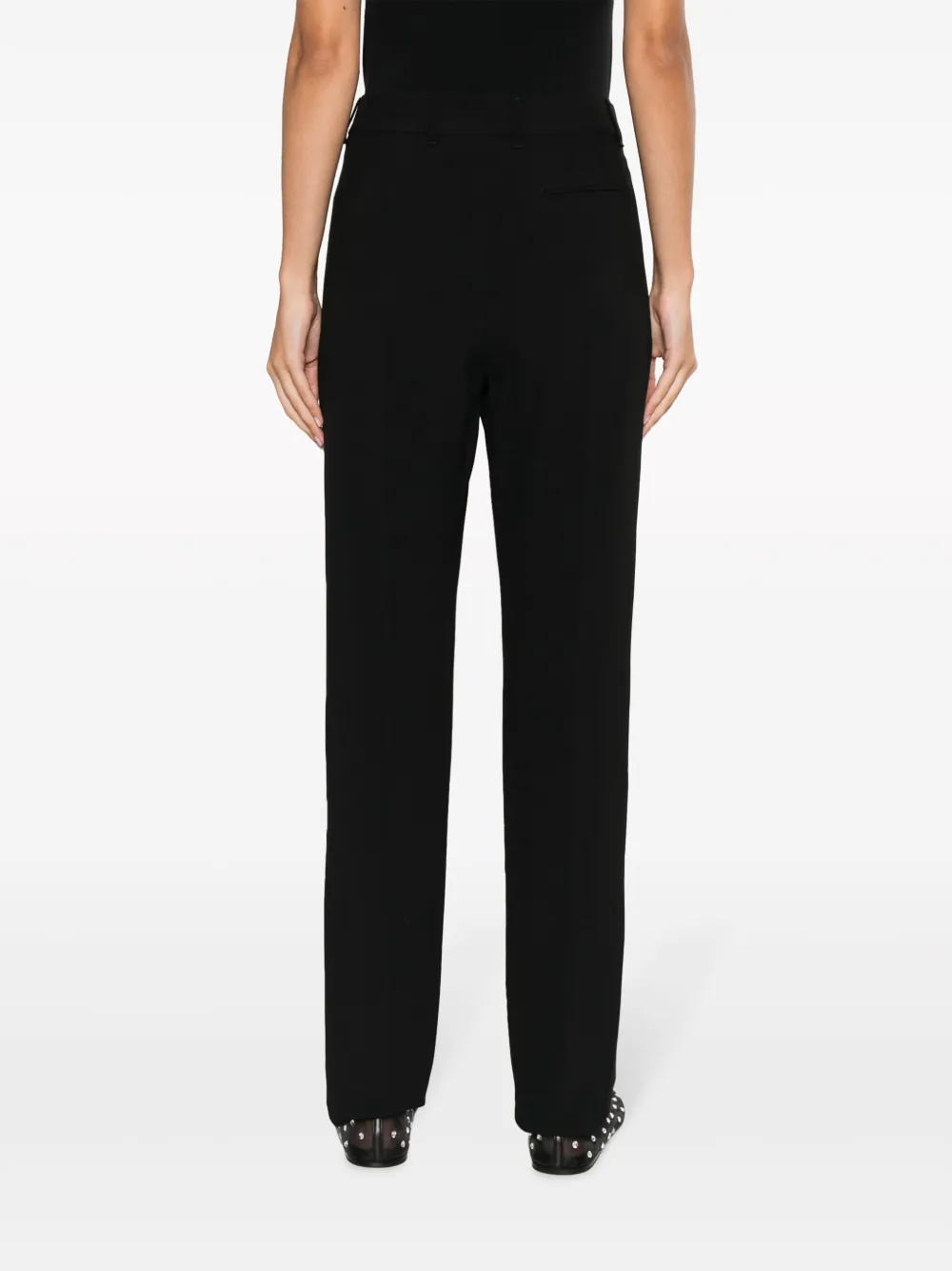Emporio Armani Straight broek Zwart
