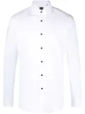 BOSS long-sleeve button-up shirt - White