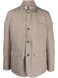 Herno funnel-neck padded jacket - Neutrals