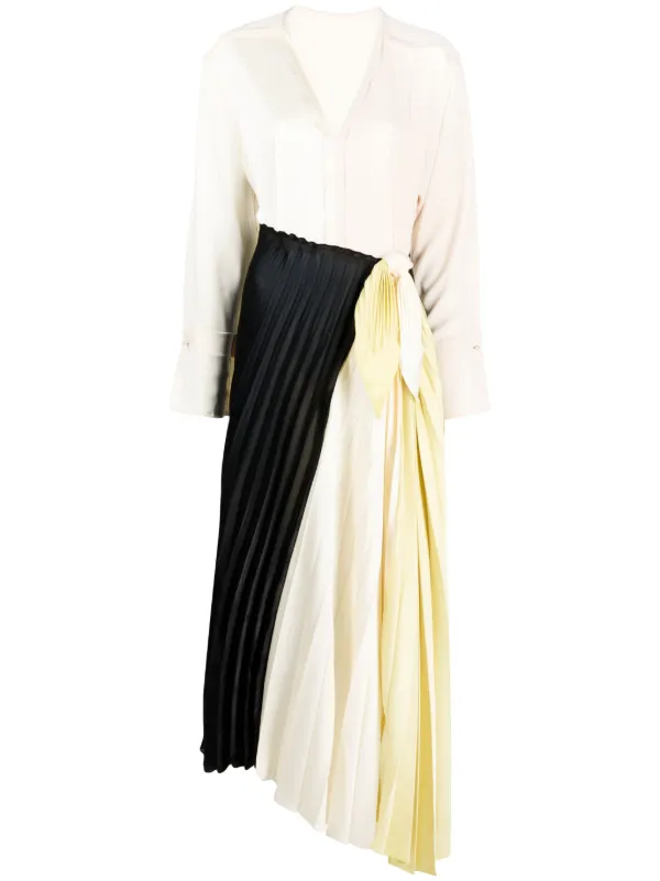 Victoria beckham pleated dress shop