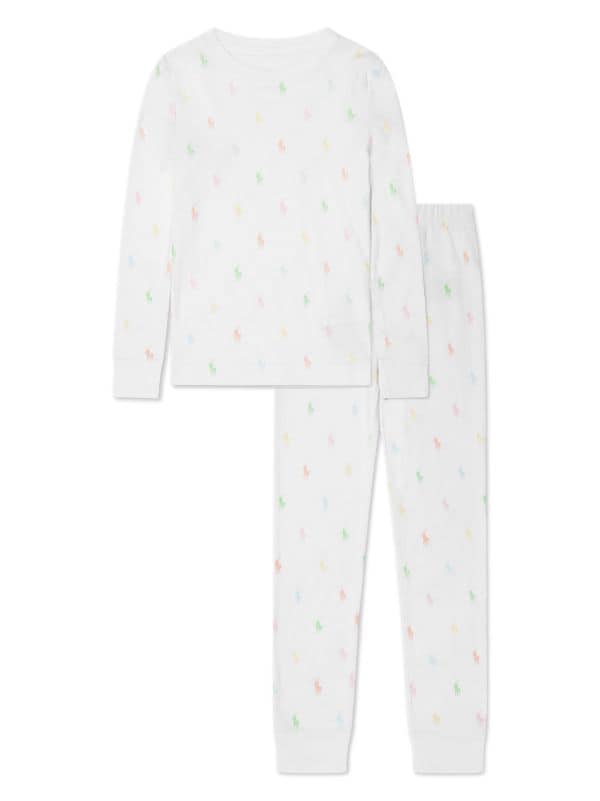 Ralph Lauren Kids Polo Pony-motif Pajama Set - Farfetch