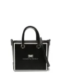Elisabetta Franchi mini 24/7 logo-print tote bag - Black