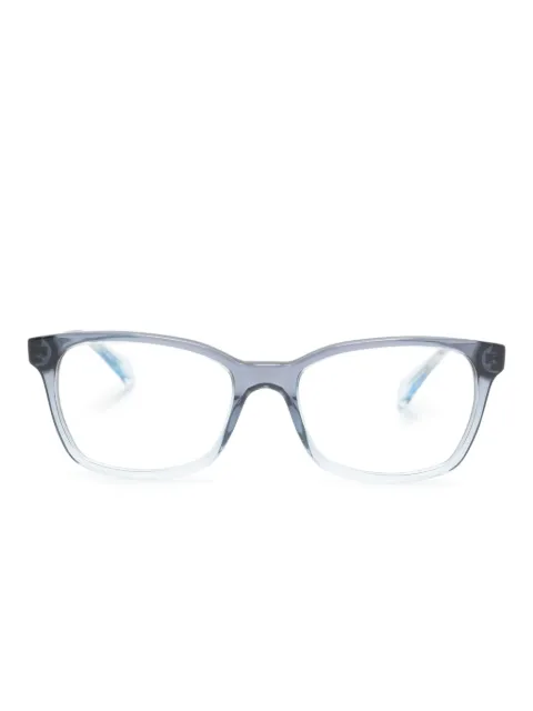 Ray-Ban lentes con armazón cuadrada y placa del logo 