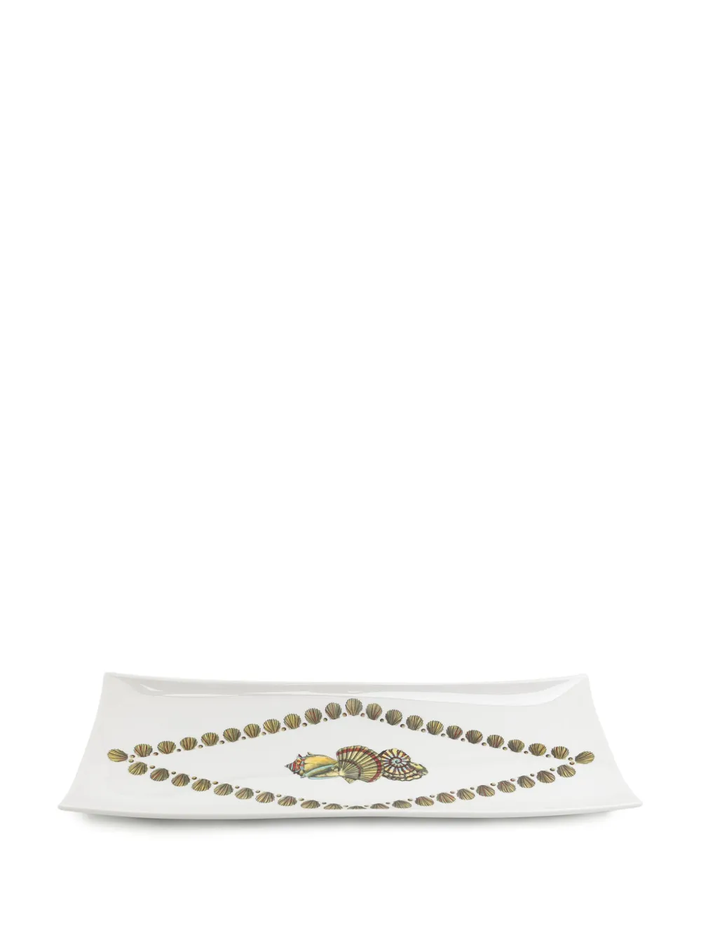Fornasetti Giro di Conchiglie rectangular tray | Decorative Trays & Plates | Image 2
