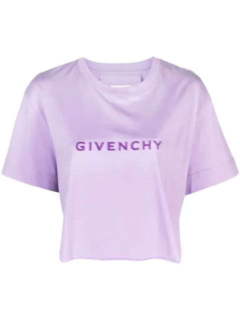 Givenchy 4G flocked cotton T-shirt