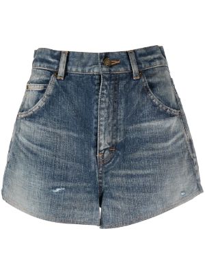 Saint laurent denim shorts sale