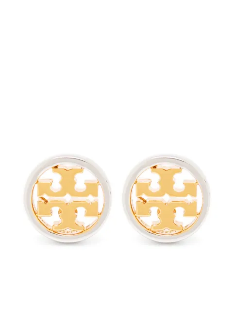 Tory Burch Miller logo-stud earrings