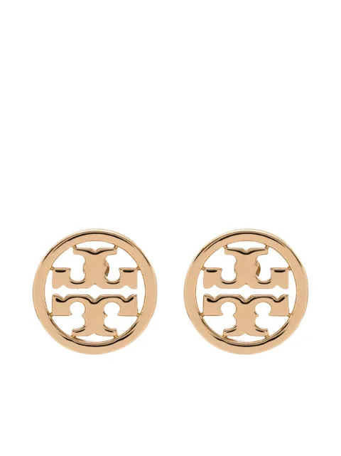 Tory Burch Miller logo-stud earrings