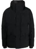 Zegna drawstring-hooded padded jacket - Black