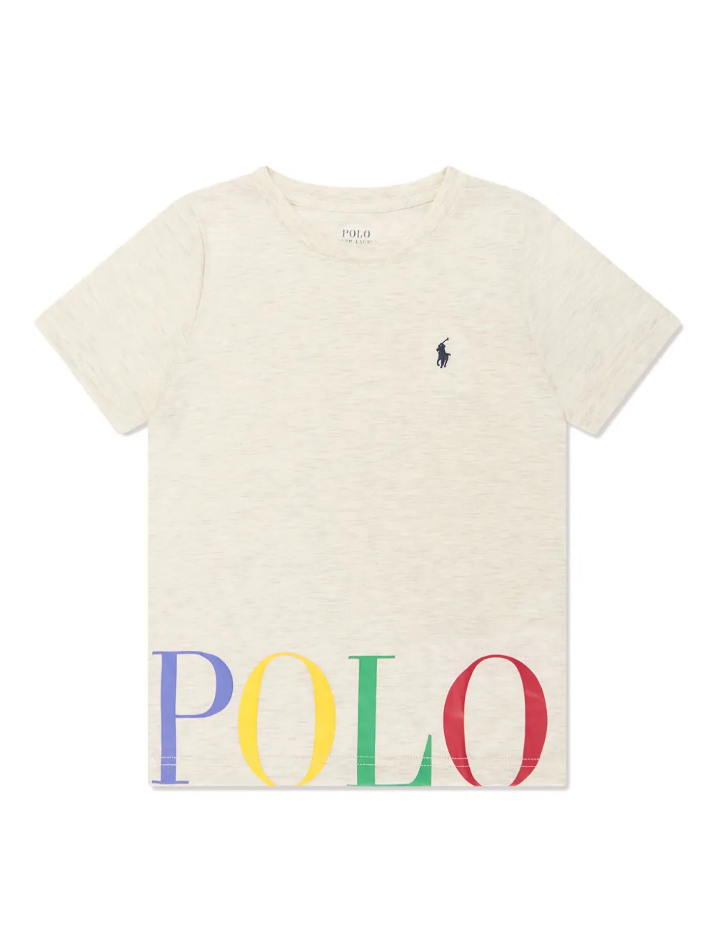 POLO RALPH LAUREN KIDS Shorts set met logoprint Grijs