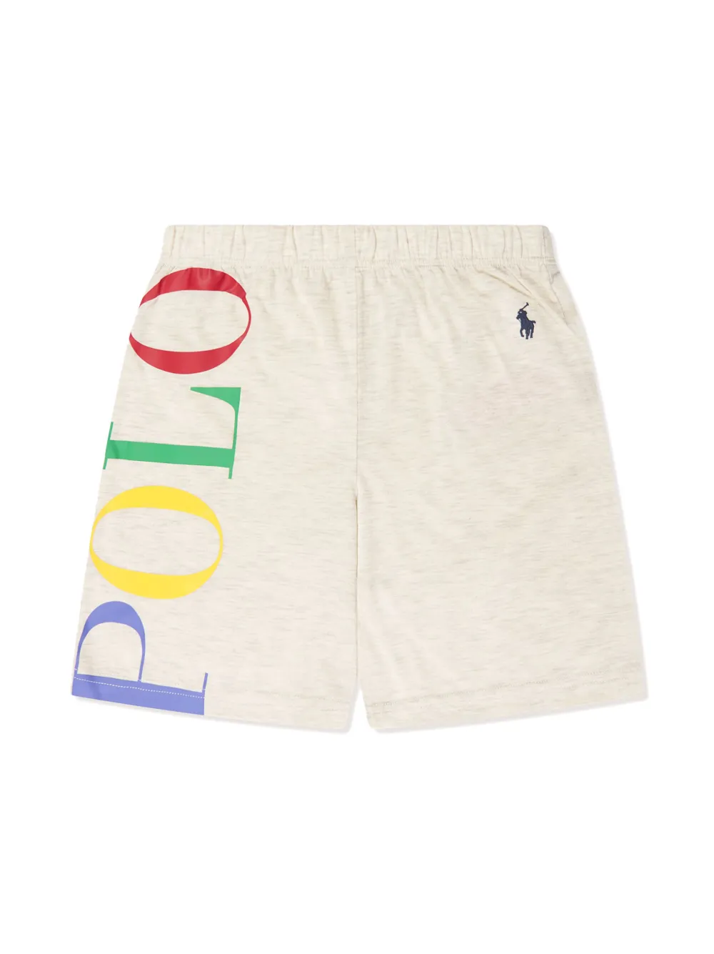 POLO RALPH LAUREN KIDS Shorts set met logoprint Grijs