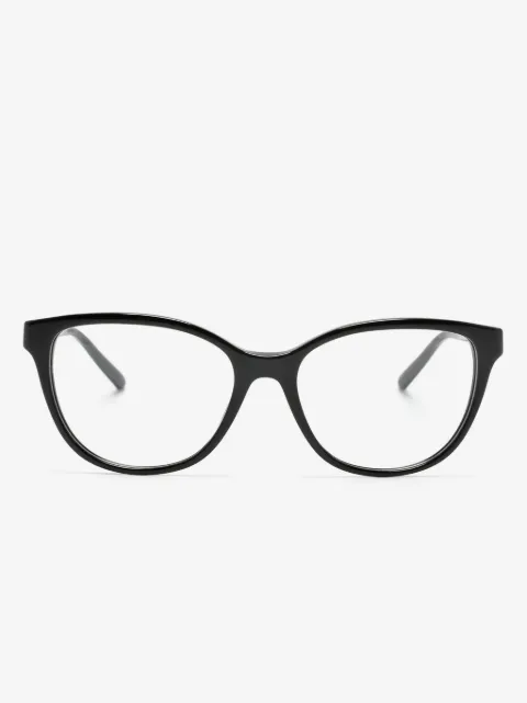 Emporio Armani lentes con armazón oversize y placa del logo 