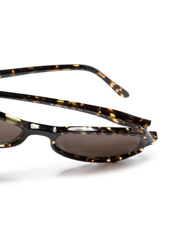 Oval tortoise shop shell sunglasses