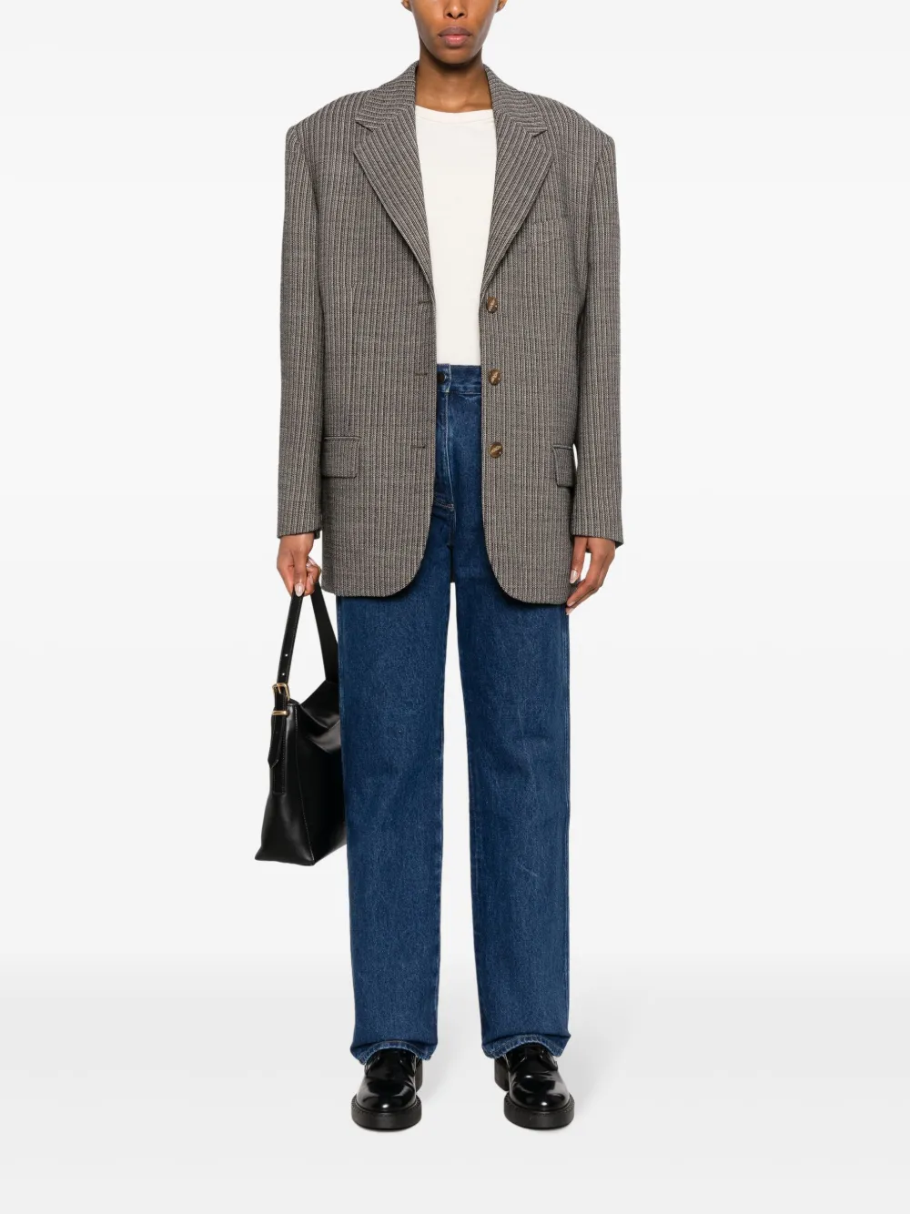 Studio Nicholson Aral straight-leg jeans Blauw